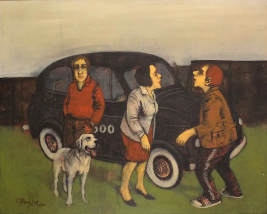 ORHAN UMUT — “isimsiz”, 2012 "isimsiz" eseri ORHAN UMUT tarafından 2012 yılında 60x75 cm ölçülerinde Tuval üzeri akrilik boya tekniği ile yapılmıştır.