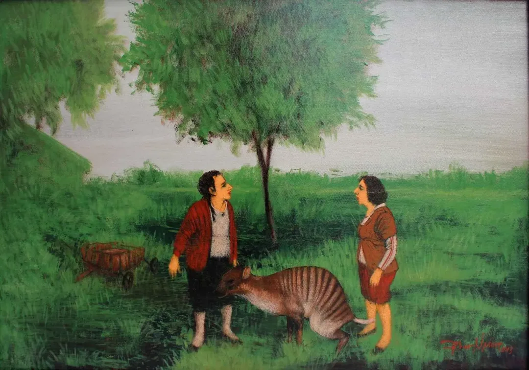 ORHAN UMUT — “isimsiz”, 2013 "isimsiz" eseri ORHAN UMUT tarafından 2013 yılında 50x70 cm ölçülerinde Tuval üzeri akrilik boya tekniği ile yapılmıştır.