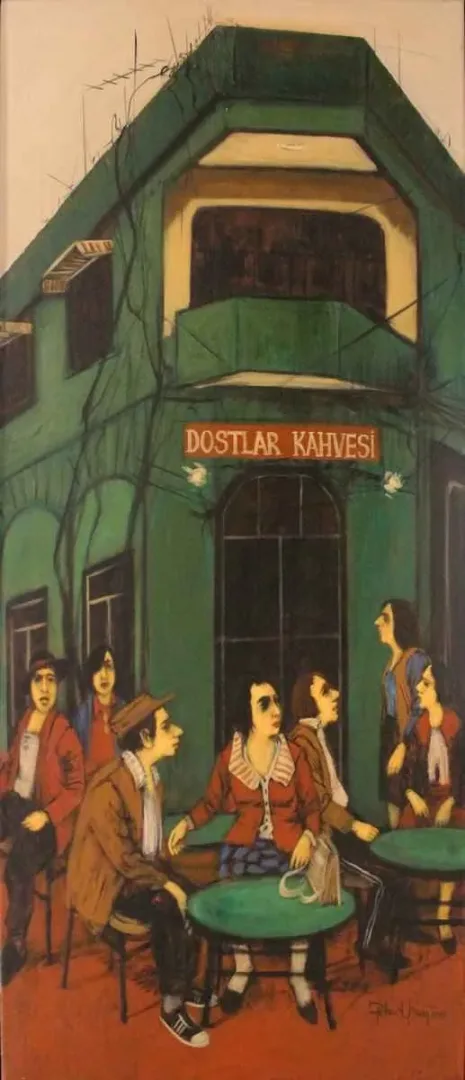 ORHAN UMUT — “isimsiz”, 2013 "isimsiz" eseri ORHAN UMUT tarafından 2013 yılında 120x60 cm ölçülerinde Tuval üzeri akrilik boya tekniği ile yapılmıştır.
