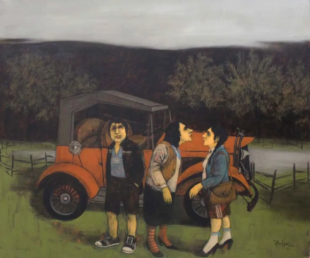 ORHAN UMUT — “isimsiz”, 2012 "isimsiz" eseri ORHAN UMUT tarafından 2012 yılında 160x190 cm ölçülerinde Tuval üzeri akrilik boya tekniği ile yapılmıştır.