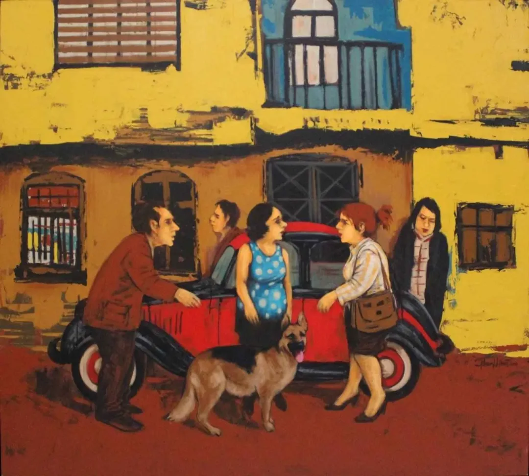 ORHAN UMUT — “isimsiz”, 2010 "isimsiz" eseri ORHAN UMUT tarafından 2010 yılında 135x150 cm ölçülerinde Tuval üzeri akrilik boya tekniği ile yapılmıştır.