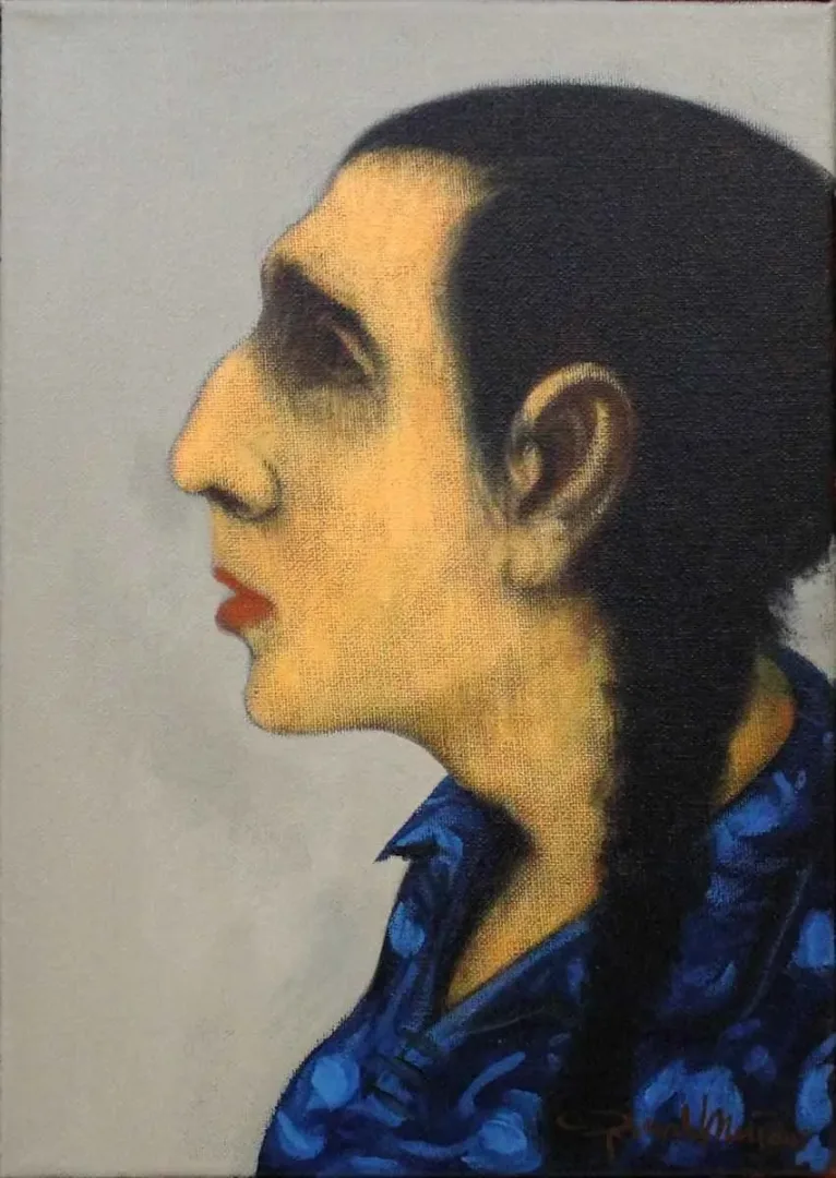 ORHAN UMUT — “isimsiz”, 2013 "isimsiz" eseri ORHAN UMUT tarafından 2013 yılında 35x25 cm ölçülerinde Tuval üzeri akrilik boya tekniği ile yapılmıştır.