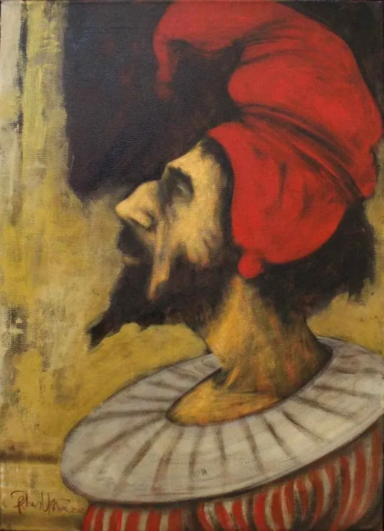 ORHAN UMUT — “isimsiz”, 2012 "isimsiz" eseri ORHAN UMUT tarafından 2012 yılında 50x35 cm ölçülerinde Tuval üzeri akrilik boya tekniği ile yapılmıştır.