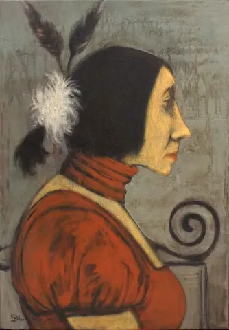 ORHAN UMUT — “isimsiz”, 2012 "isimsiz" eseri ORHAN UMUT tarafından 2012 yılında 50x35 cm ölçülerinde Tuval üzeri akrilik boya tekniği ile yapılmıştır.
