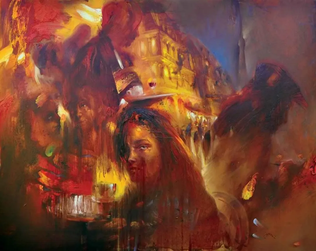 yakınlaştır "Bendeki Paris" eseri SERDAR LEBLEBİCİ tarafından 2014 yılında 120x150 cm ölçülerinde Tuval üzeri yağlı boya tekniği ile yapılmıştır.