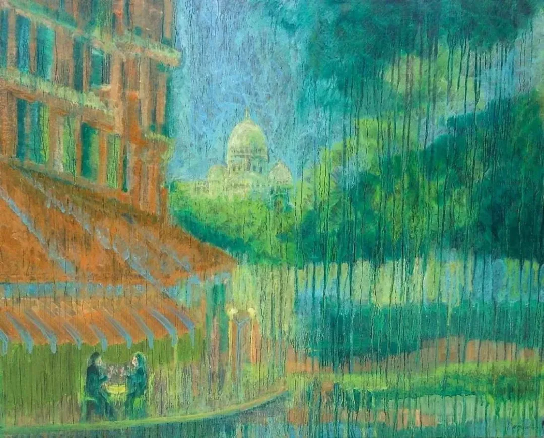 yakınlaştır "Pariste Günbatımı" eseri NURHİLAL HARSA tarafından 2014 yılında 64x80 cm ölçülerinde Tuval üzeri yağlı boya tekniği ile yapılmıştır.