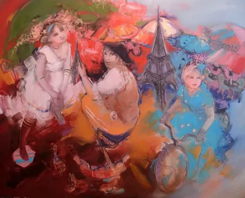 PERUZE HAMURCU — “isimsiz”, 2014 "isimsiz" eseri PERUZE HAMURCU tarafından 2014 yılında 64x80 cm ölçülerinde Tuval üzeri yağlı boya tekniği ile yapılmıştır.