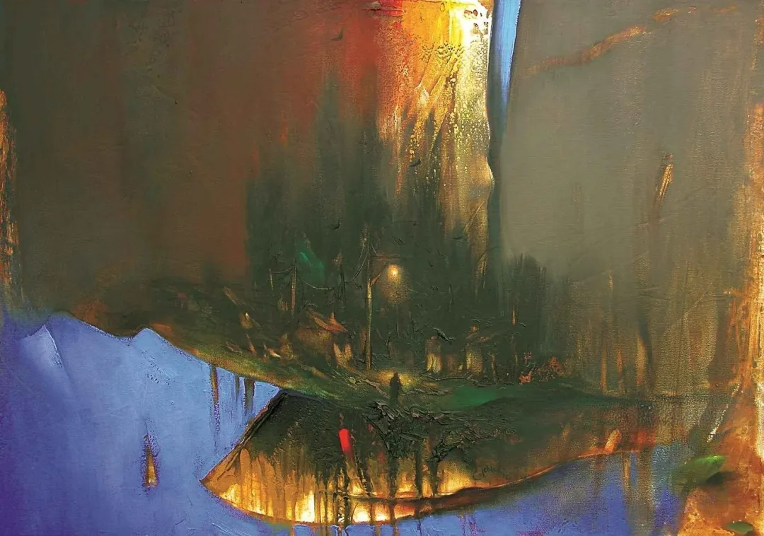 "İsimsiz" eseri SERDAR LEBLEBİCİ tarafından 2010 yılında 70x100 cm ölçülerinde Tuval üzeri yağlı boya tekniği ile yapılmıştır.