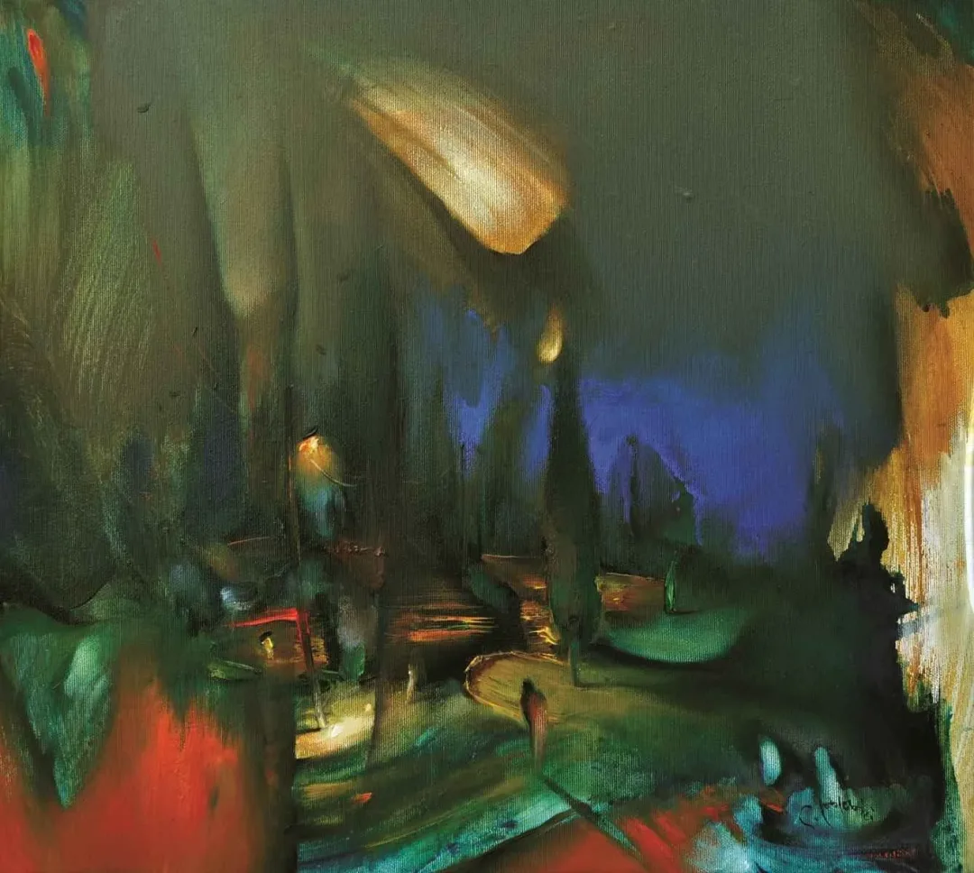 "İsimsiz" eseri SERDAR LEBLEBİCİ tarafından 2012 yılında 45x50 cm ölçülerinde Tuval üzeri yağlı boya tekniği ile yapılmıştır.