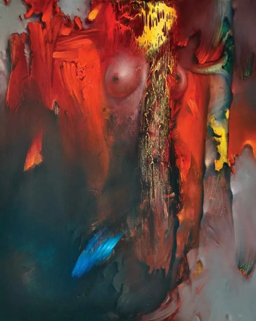 yakınlaştır "enigmatique nu" eseri SERDAR LEBLEBİCİ tarafından 2013 yılında 100x80 cm ölçülerinde Tuval üzeri yağlı boya tekniği ile yapılmıştır.