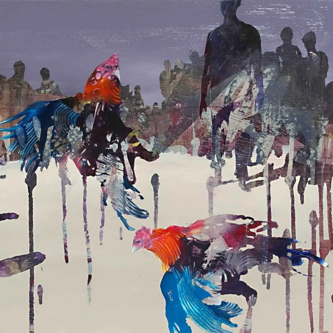 yakınlaştır "Anonyme" eseri MEVLÜT AKAR tarafından 2014 yılında 40x40 cm ölçülerinde Tuvale üzeri akrilik boya boya tekniği ile yapılmıştır.