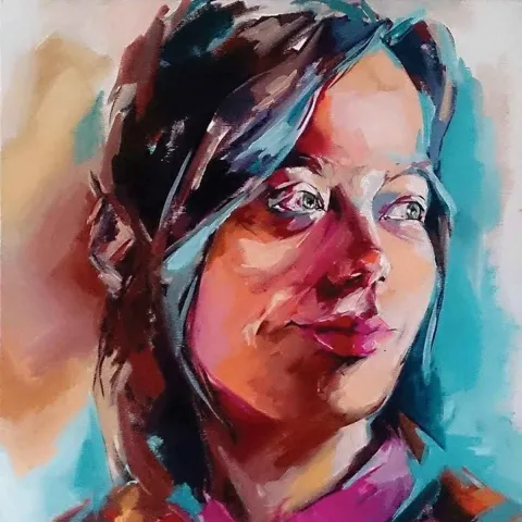 SENA DÖNMEZ — “Anonyme”, 2014 "Anonyme" eseri SENA DÖNMEZ tarafından 2014 yılında 40x40 cm ölçülerinde Tuvale üzeri akrilik boya boya tekniği ile yapılmıştır.