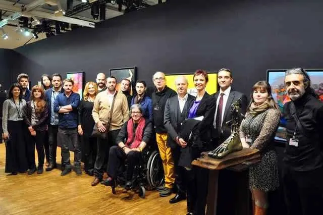 SNBA (Société Nationale des Beaux-Arts)  Türkiye Delegasyonu — sergiden görünüm