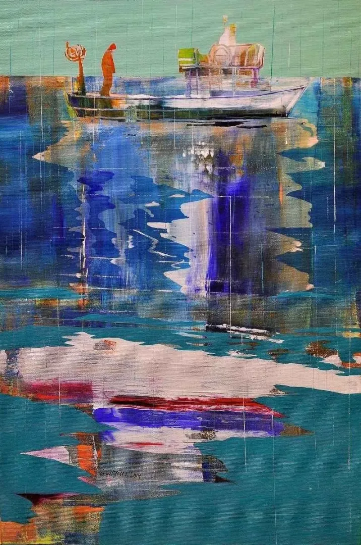 ÜMİT TÜRK — “isimsiz”, 2014 "isimsiz" eseri ÜMİT TÜRK tarafından 2014 yılında 60x40 cm ölçülerinde Tuval üzeri yağlı boya tekniği ile yapılmıştır.