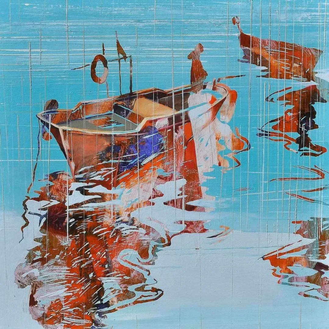 ÜMİT TÜRK — “isimsiz”, 2014 "isimsiz" eseri ÜMİT TÜRK tarafından 2014 yılında 40x40 cm ölçülerinde Tuval üzeri yağlı boya tekniği ile yapılmıştır.