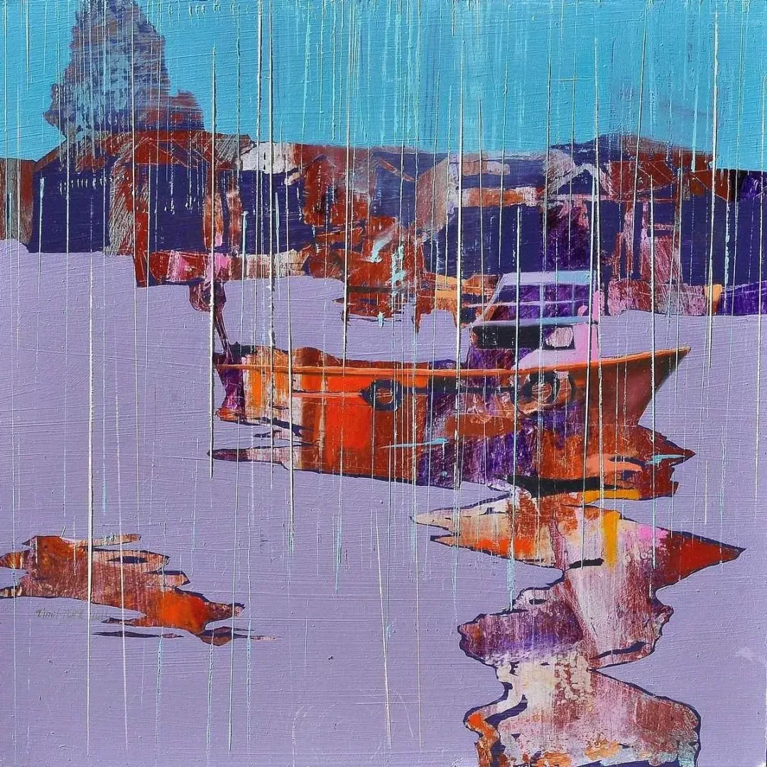 ÜMİT TÜRK — “isimsiz”, 2014 "isimsiz" eseri ÜMİT TÜRK tarafından 2014 yılında 40x40 cm ölçülerinde Tuval üzeri yağlı boya tekniği ile yapılmıştır.