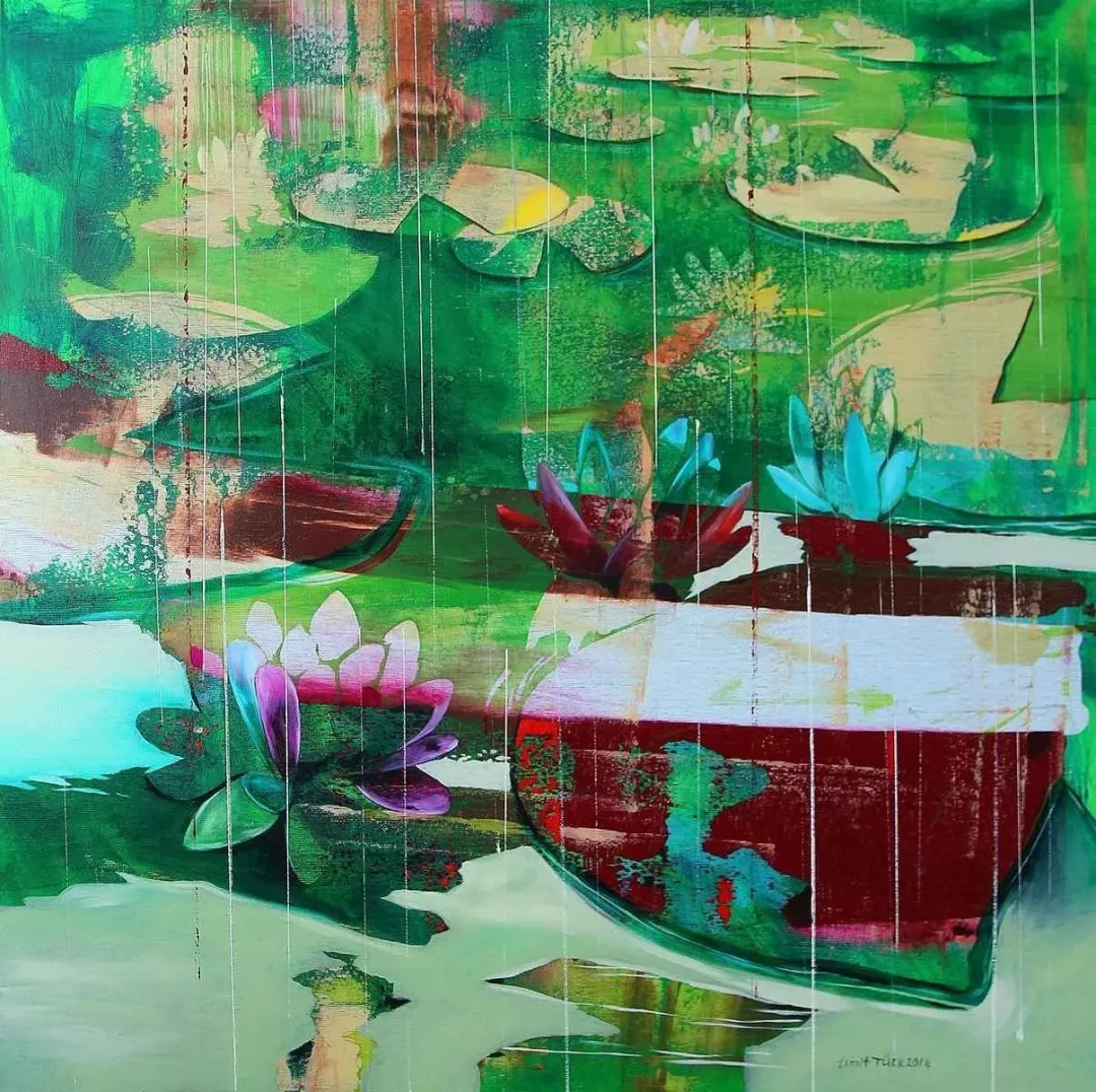 ÜMİT TÜRK — “isimsiz”, 2014 "isimsiz" eseri ÜMİT TÜRK tarafından 2014 yılında 70x70 cm ölçülerinde Tuval üzeri yağlı boya tekniği ile yapılmıştır.