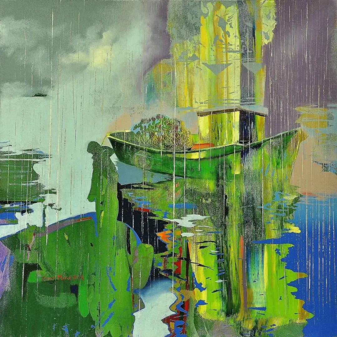 ÜMİT TÜRK — “isimsiz”, 2014 "isimsiz" eseri ÜMİT TÜRK tarafından 2014 yılında 40x40 cm ölçülerinde Tuval üzeri yağlı boya tekniği ile yapılmıştır.