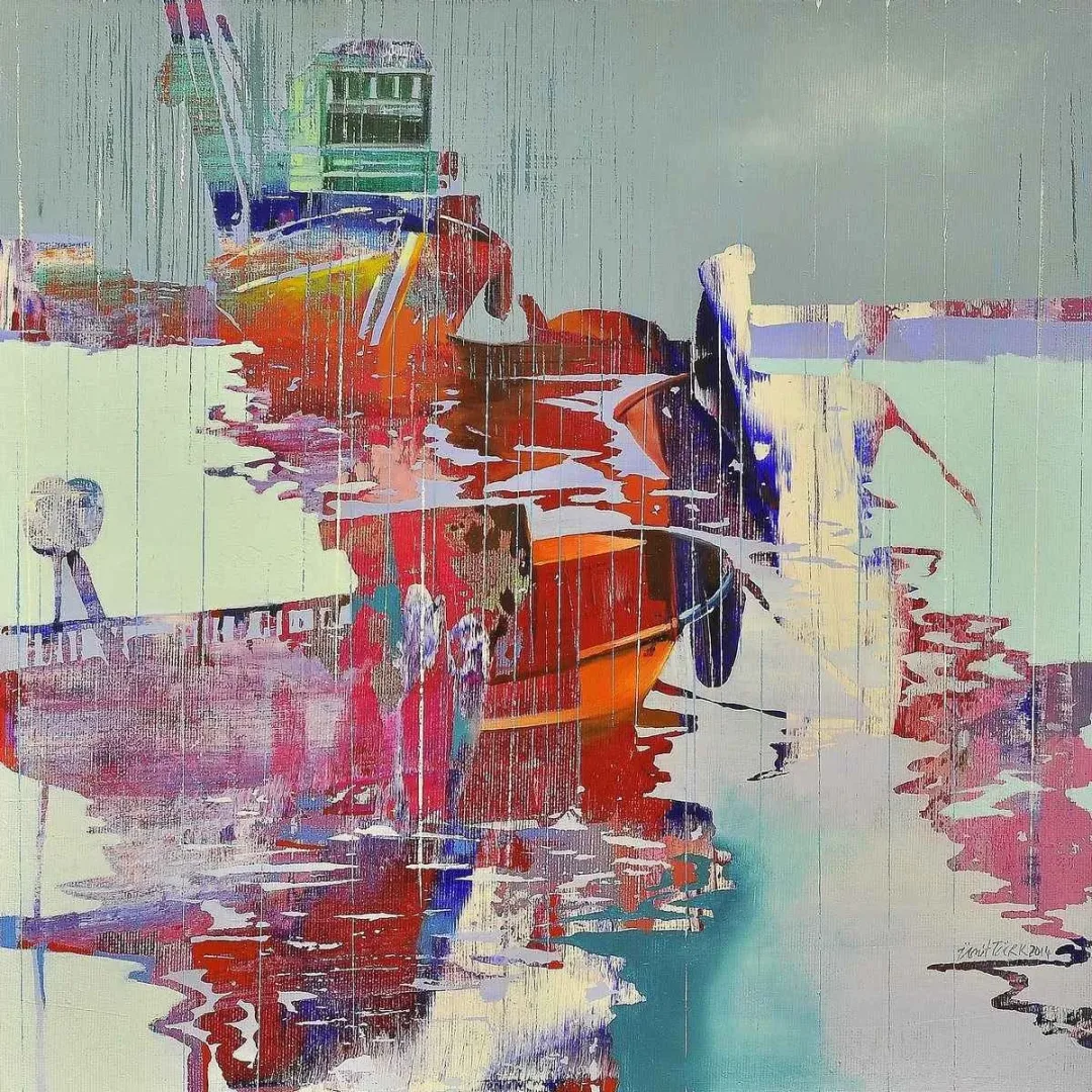ÜMİT TÜRK — “isimsiz”, 2014 "isimsiz" eseri ÜMİT TÜRK tarafından 2014 yılında 40x40 cm ölçülerinde Tuval üzeri yağlı boya tekniği ile yapılmıştır.