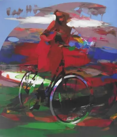 HAKAN ERASLAN tarafından 2014 yılında 150x126 cm ölçülerinde Tuval üzeri akrilik boya tekniği ile yapılmıştır.