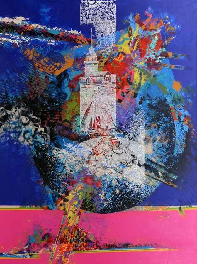 ENGİN KORKMAZ — “isimsiz”, 2014 "isimsiz" eseri ENGİN KORKMAZ tarafından 2014 yılında 180x140 cm ölçülerinde Tuval üzeri akrilik boya tekniği ile yapılmıştır.