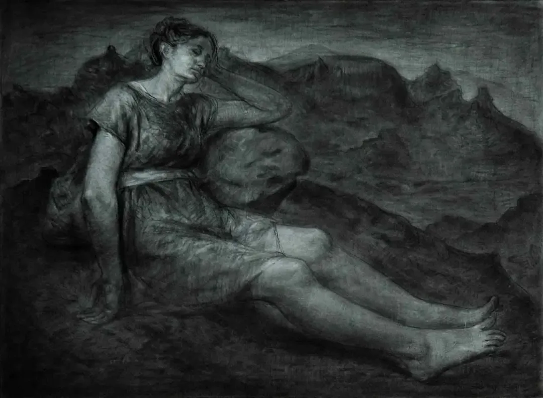 "isimsiz" eseri SERTAP YEĞİN tarafından 2014 yılında 56x76 cm ölçülerinde Füzen tekniği ile yapılmıştır.