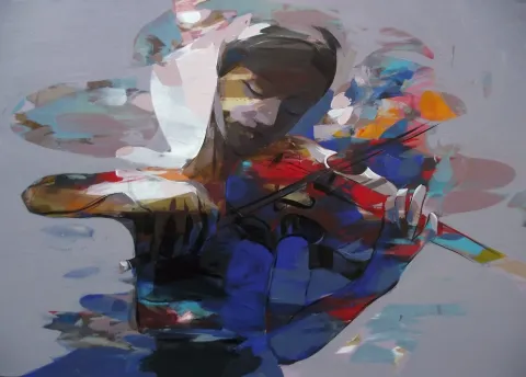 HAKAN ERASLAN — “isimsiz”, 2014 "isimsiz" eseri HAKAN ERASLAN tarafından 2014 yılında 700x100 cm ölçülerinde Tuval üzeri akrilik boya tekniği ile yapılmıştır.