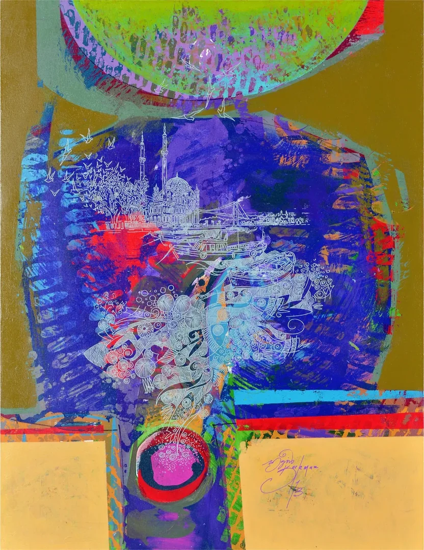 yakınlaştır "isimsiz" eseri ENGİN KORKMAZ tarafından 2014 yılında 93x72 cm ölçülerinde Tuval üzeri akrilik boya tekniği ile yapılmıştır.