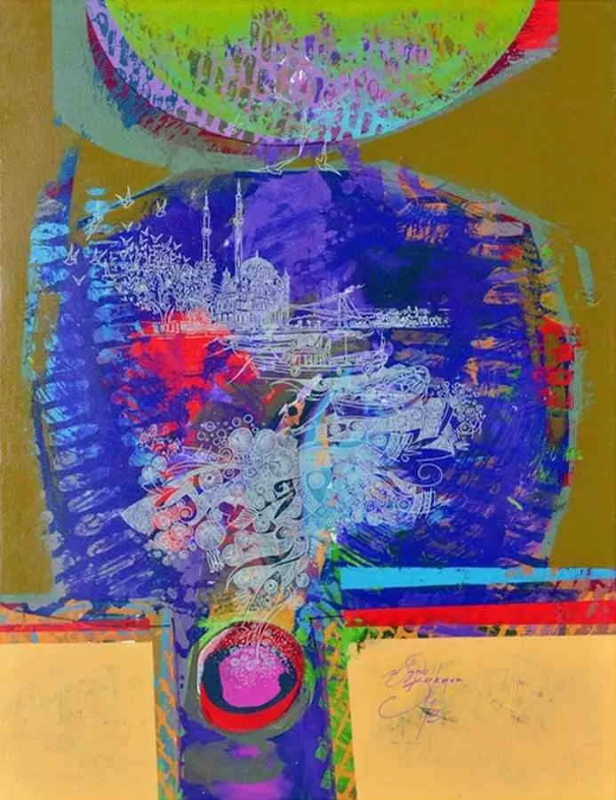 ENGİN KORKMAZ — “isimsiz”, 2014 "isimsiz" eseri ENGİN KORKMAZ tarafından 2014 yılında 93x72 cm ölçülerinde Tuval üzeri akrilik boya tekniği ile yapılmıştır.