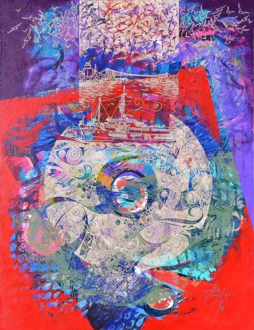 ENGİN KORKMAZ — “isimsiz”, 2014 "isimsiz" eseri ENGİN KORKMAZ tarafından 2014 yılında 92x73 cm ölçülerinde Tuval üzeri akrilik boya tekniği ile yapılmıştır.
