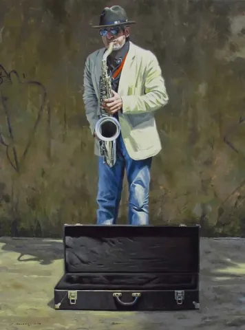 "İsimsiz" eseri FATİH KARAKAŞ tarafından 2015 yılında 80x60 cm ölçülerinde Tuval üzeri yağlı boya tekniği ile yapılmıştır.