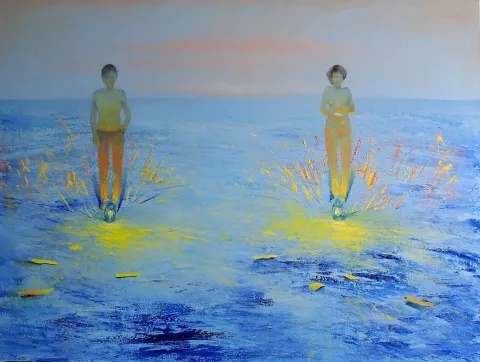 "İsimsiz" eseri YUSUF ŞENGÜR tarafından 2015 yılında 90x120 cm ölçülerinde Tuval üzeri yağlı boya tekniği ile yapılmıştır.