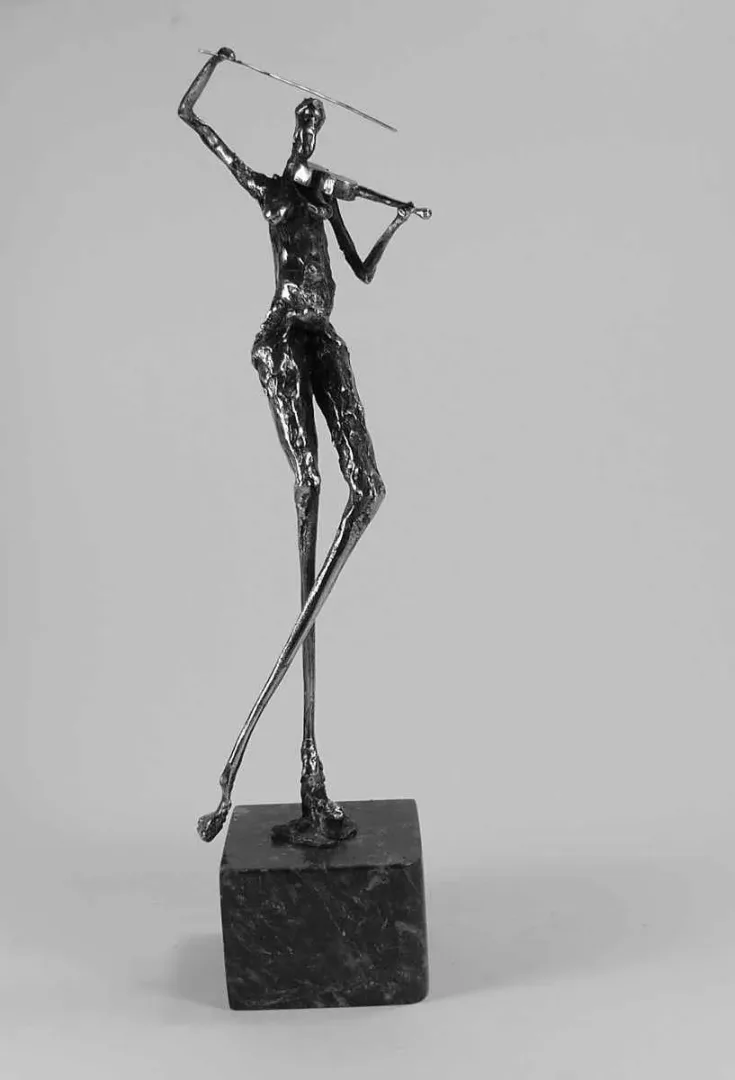 Bu eser ÖZER AKTAŞ tarafından 2014 yılında 45x35 cm ölçülerinde Demir yontu tekniği ile yapılmıştır.