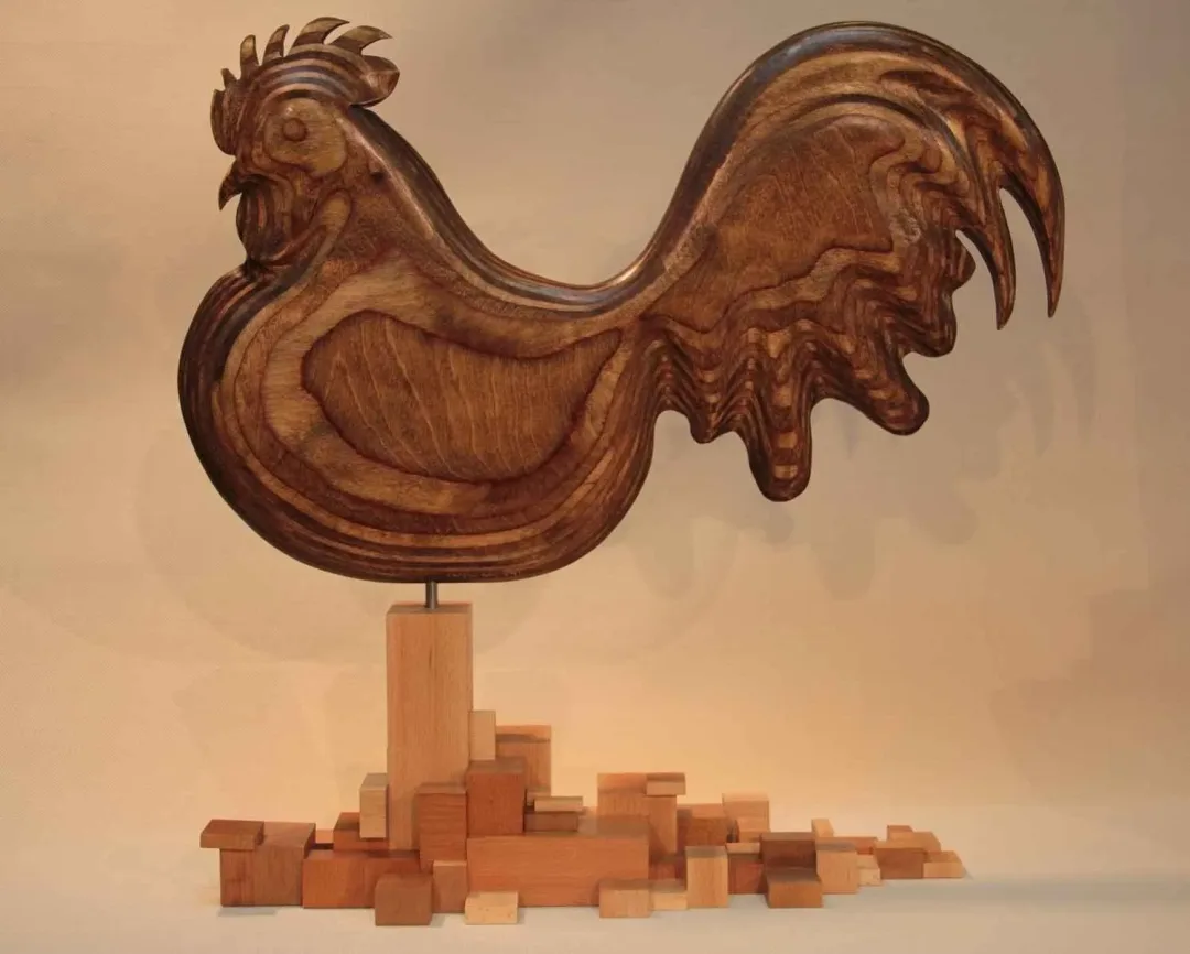 yakınlaştır "Baskın Horoz" eseri CEMİL GÜÇ tarafından 2013 yılında 56x55x20 cm ölçülerinde Ahşap tekniği ile yapılmıştır.
