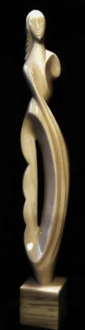 DİNÇER GÜNGÖRÜR — “Yağmur”, 2015 "Yağmur" eseri DİNÇER GÜNGÖRÜR tarafından 2015 yılında 93x17x13 cm ölçülerinde Afyon Mermeri tekniği ile yapılmıştır.