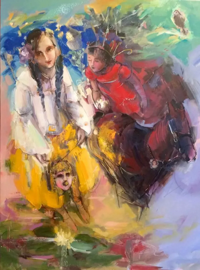 PERUZE HAMURCU — 2015 Bu eser PERUZE HAMURCU tarafından 2015 yılında 120x90 cm ölçülerinde Tuval üzeri yağlı boya tekniği ile yapılmıştır.