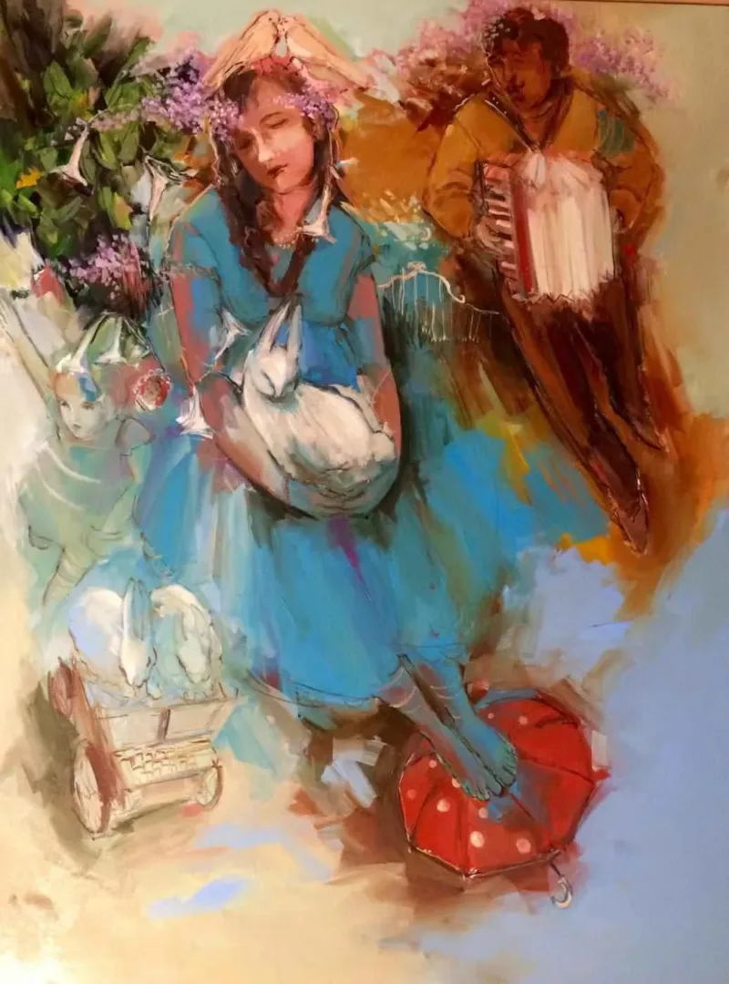 PERUZE HAMURCU — 2015 Bu eser PERUZE HAMURCU tarafından 2015 yılında 120x90 cm ölçülerinde Tuval üzeri yağlı boya tekniği ile yapılmıştır.