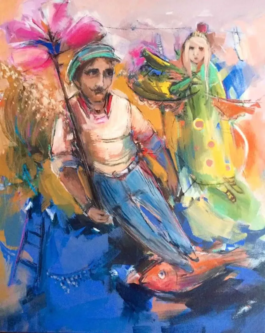 PERUZE HAMURCU — 2015 Bu eser PERUZE HAMURCU tarafından 2015 yılında 50x40 cm ölçülerinde Tuval üzeri yağlı boya tekniği ile yapılmıştır.