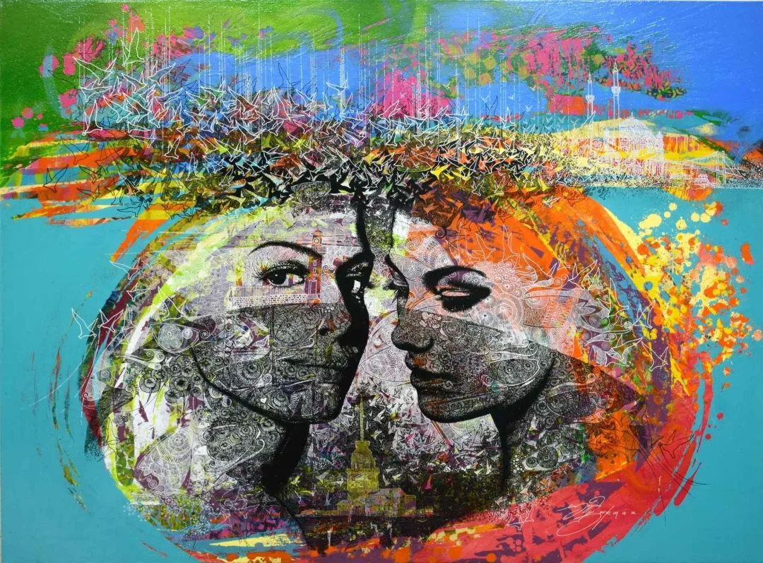 ENGİN KORKMAZ — 2015 Bu eser ENGİN KORKMAZ tarafından 2015 yılında 90x120 cm ölçülerinde Tuval üzeri akrilik boya tekniği ile yapılmıştır.