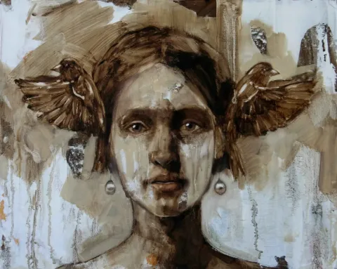 Bu eser SEMA ÖCAL tarafından 2015 yılında 40x50 cm ölçülerinde Tuval üzeri akrilik boya tekniği ile yapılmıştır.