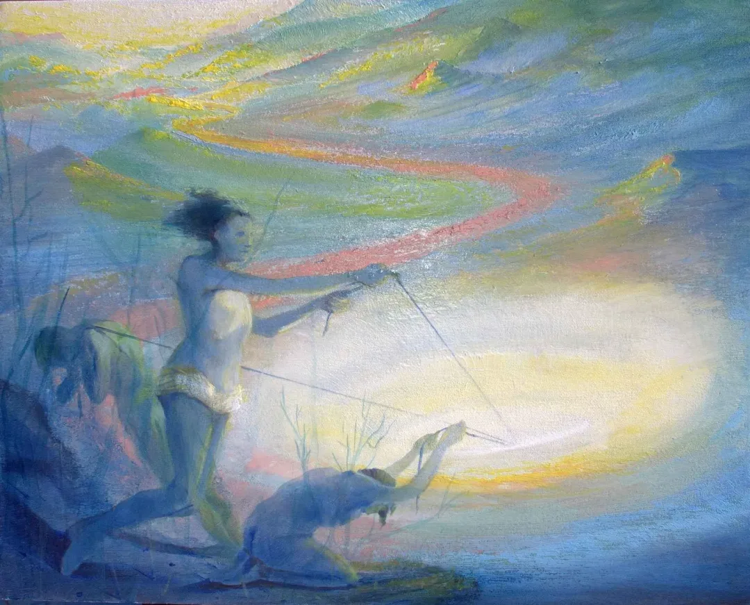 yakınlaştır "Umut İpleri" eseri YUSUF ŞENGÜR tarafından 2015 yılında 40x50 cm ölçülerinde Tuval üzeri yağlı boya tekniği ile yapılmıştır.