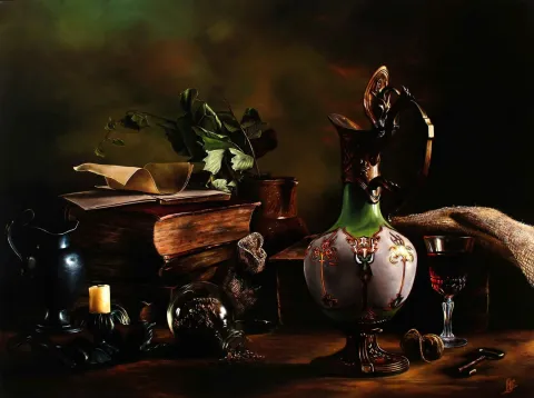 HÜSEYİN FEYZULLAH — 2015 Bu eser HÜSEYİN FEYZULLAH tarafından 2015 yılında 90x120 cm ölçülerinde Tuval üzeri yağlı boya tekniği ile yapılmıştır.