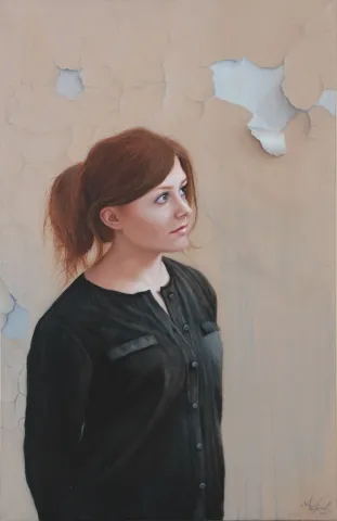 AZAT YEMAN — “İsimsiz”, 2015 "İsimsiz" eseri AZAT YEMAN tarafından 2015 yılında 120x100 cm ölçülerinde Tuval üzeri akrilik ve yağlı boya tekniği ile yapılmıştır.