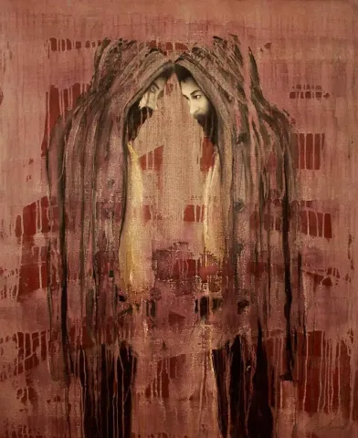 AZAT YEMAN — “İsimsiz”, 2013 "İsimsiz" eseri AZAT YEMAN tarafından 2013 yılında 100x70 cm ölçülerinde Tuval üzeri akrilik ve yağlı boya tekniği ile yapılmıştır.