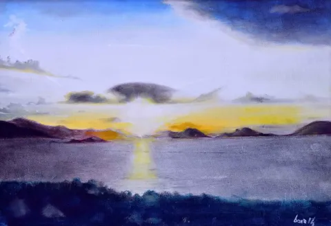 BORA YILMAZYİĞİT — “Untitled” "İsimsiz" eseri BORA YILMAZYİĞİT tarafından 35x50 cm ölçülerinde Tuval üzeri yağlı boya tekniği ile yapılmıştır.