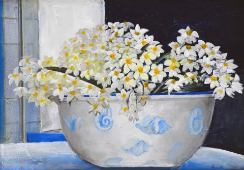 BORA YILMAZYİĞİT — “Untitled” "İsimsiz" eseri BORA YILMAZYİĞİT tarafından 25x35 cm ölçülerinde Tuval üzeri yağlı boya tekniği ile yapılmıştır.