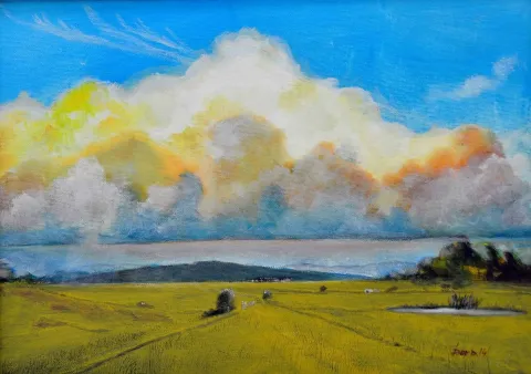 BORA YILMAZYİĞİT — “Untitled” "İsimsiz" eseri BORA YILMAZYİĞİT tarafından 25x35 cm ölçülerinde Tuval üzeri yağlı boya tekniği ile yapılmıştır.