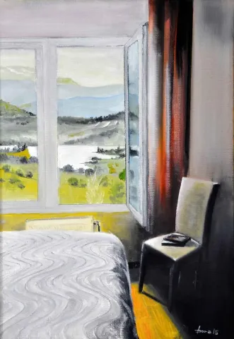 BORA YILMAZYİĞİT — “İsimsiz” "İsimsiz" eseri BORA YILMAZYİĞİT tarafından 50x35 cm ölçülerinde Tuval üzeri yağlı boya tekniği ile yapılmıştır.