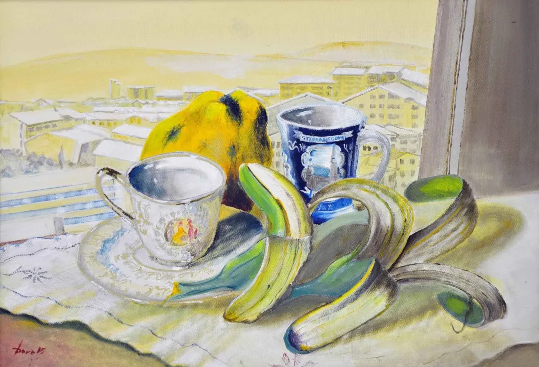 "İsimsiz" eseri BORA YILMAZYİĞİT tarafından 35x50 cm ölçülerinde Tuval üzeri yağlı boya tekniği ile yapılmıştır.