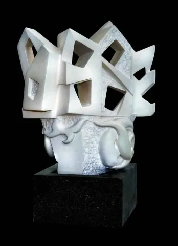 "Rumi-III" eseri ÇIDAM MELEK tarafından 65x40x40 cm ölçülerinde Antalya Limra tekniği ile yapılmıştır.